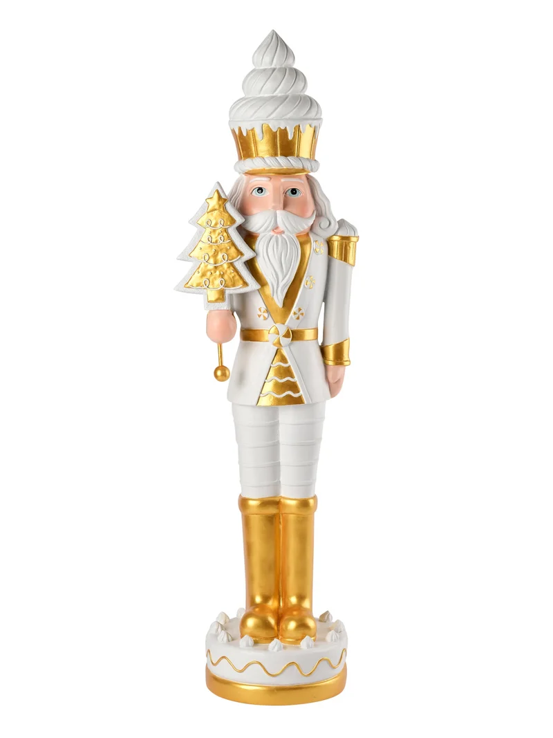 Giftcompany Noce Nussknacker weiß/gold 94cm