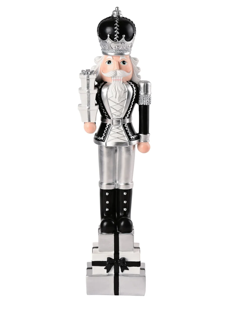 Giftcompany Noce Nussknacker schwarz/silber 51cm