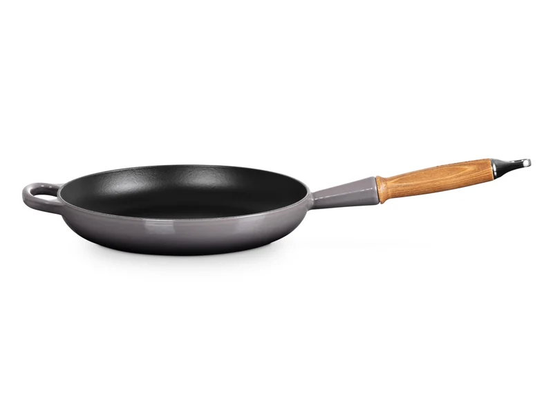 Le Creuset Brat- und Servierpfanne Signature mit Holzgriff flint 26cm