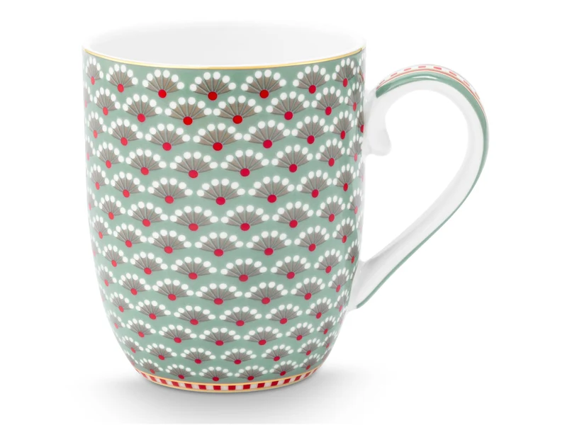 PIP STUDIO Blooming Tales Blue Henkelbecher Small 0,2l