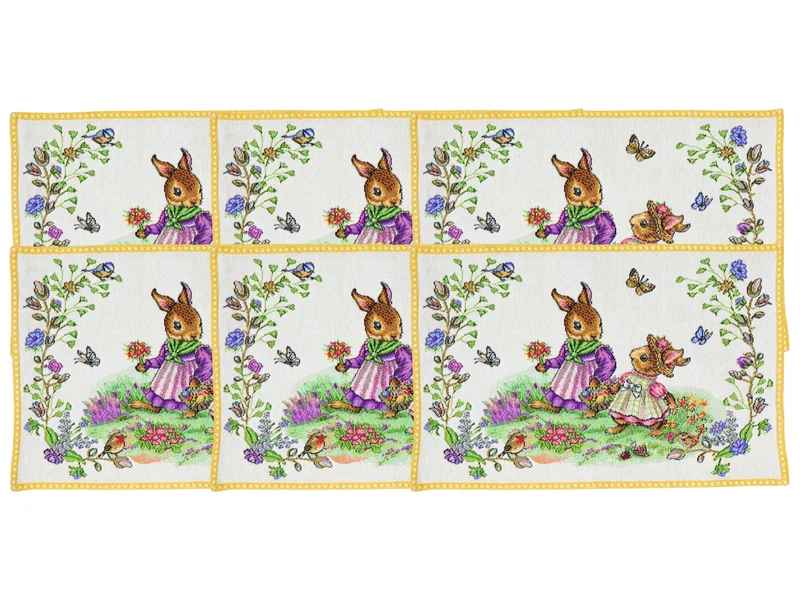 Villeroy & Boch Spring Fantasy Gobel. Platzset Blumenwiese 32x48cm Set6