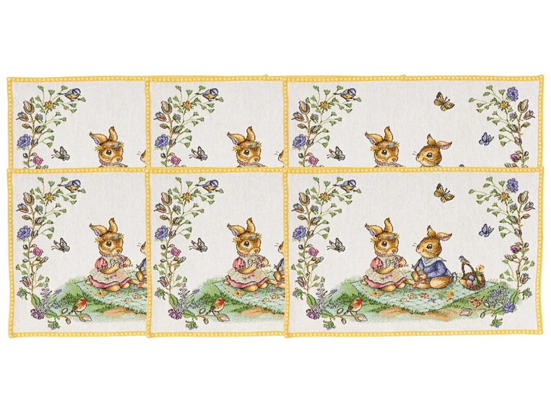 Villeroy & Boch Spring Fantasy Gobelin Platzset Picknick 32x48cm Set6