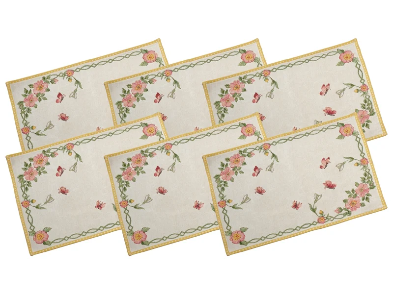 Villeroy & Boch Spring Fantasy Gobelin Platzset New Flowers Set6