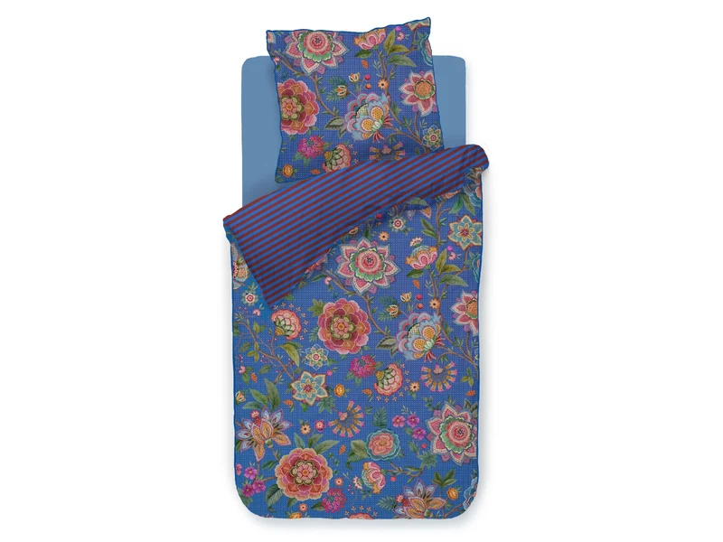 Pip Studio Bombay Bold Bettwäsche blau 135x200cm (1 Stück)