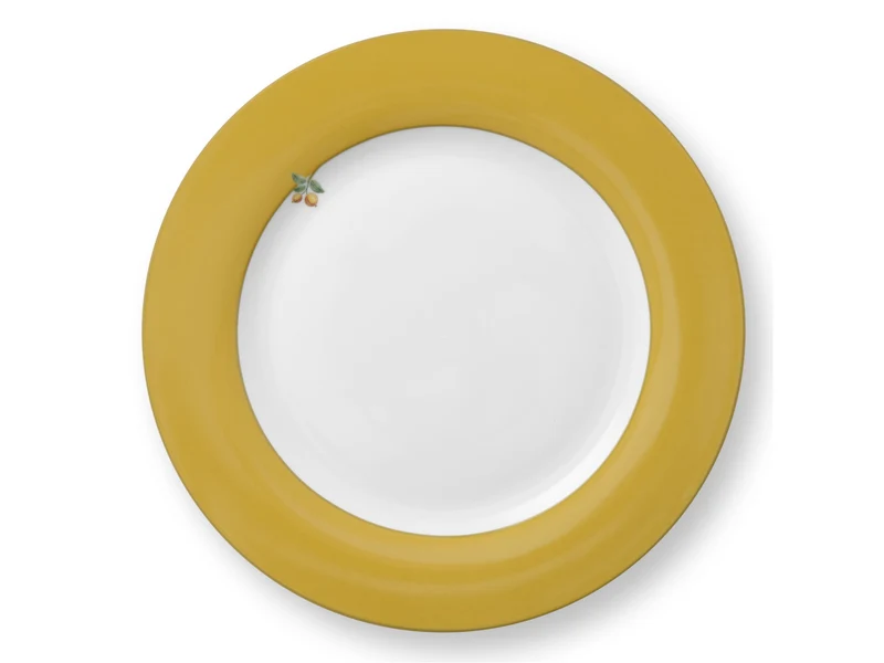 PIP STUDIO Lily&Lotus Uni Yellow Speiseteller 26,5cm