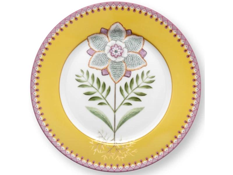 PIP STUDIO Lily&Lotus Yellow Frühstücksteller 21cm
