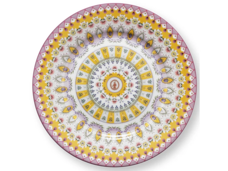 PIP STUDIO Lily&Lotus Moon Delight Yellow Teller 17cm