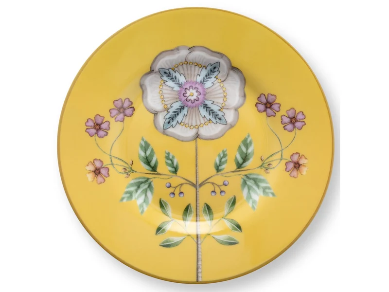 PIP STUDIO Lily&Lotus Yellow Petit Four Brotteller 12cm