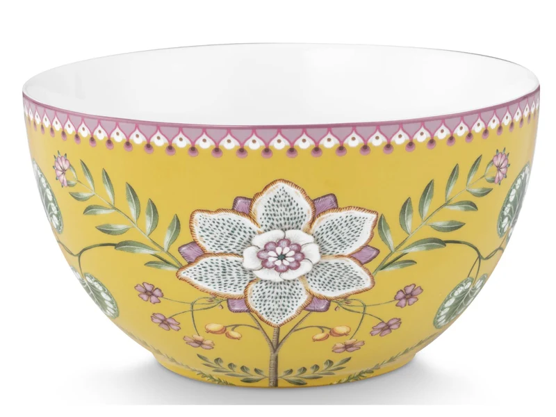 PIP STUDIO Lily&Lotus Yellow Bowl 18cm