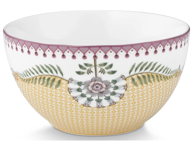 PIP STUDIO Lily&Lotus Tiles Yellow Bowl 15cm