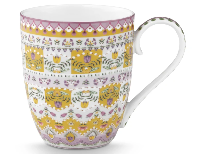 PIP STUDIO Lily&Lotus Moon Delight Yellow Henkelbecher XL 0,45l
