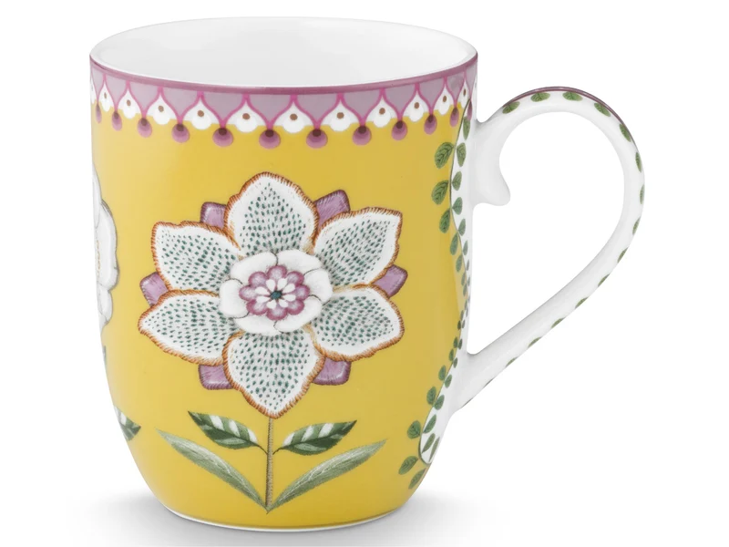 PIP STUDIO Lily&Lotus Yellow Small Henkelbecher 0,2l