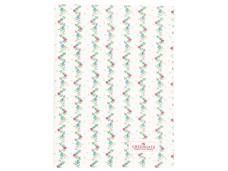 Greengate Alivia Geschirrtuch petit white 70x50cm