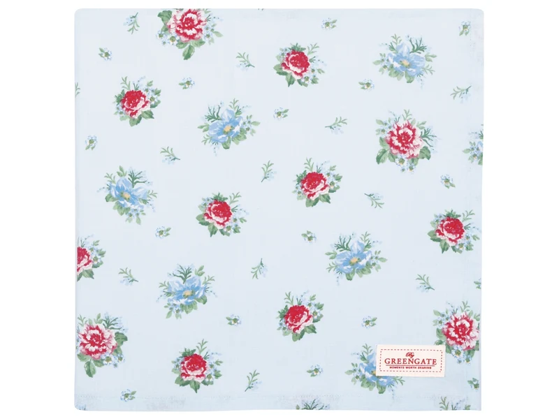 Greengate Alivia Tischdecke pale blue 150x150cm