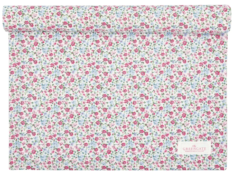 Greengate Louisa Tischläufer white 140x45cm