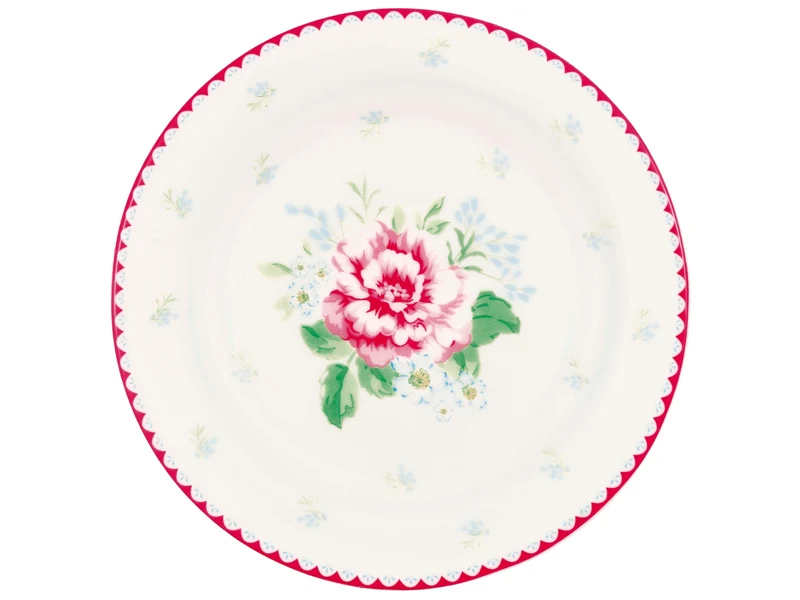Greengate Alivia Brotteller white 15cm