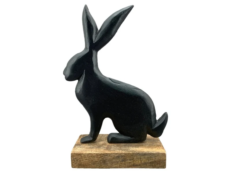 Exner Hase SOBRE schwarz 17cm