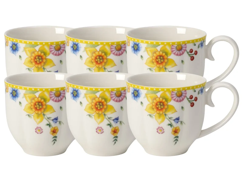 Villeroy & Boch Spring Awakening Kaffeeobertasse 0,26l Set6