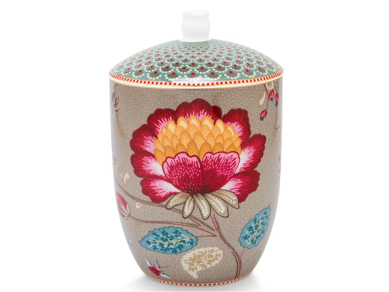 PIP STUDIO Blooming Tales Fantasy Khaki Aufbewahrungsdose 1,5l