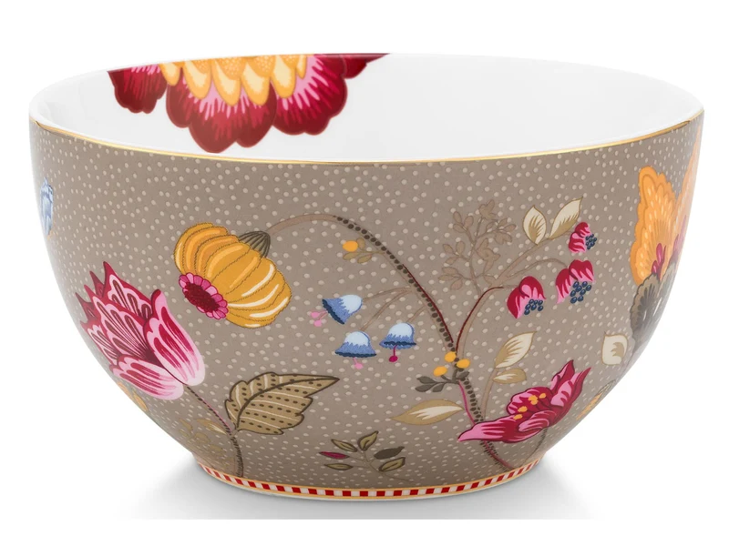 PIP STUDIO Blooming Tales Fantasy Khaki Bowl 15cm