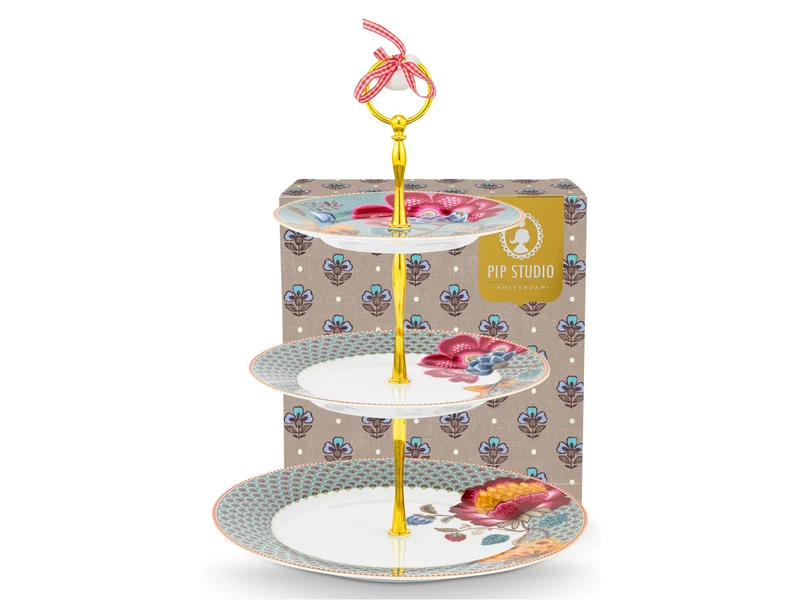 PIP STUDIO Blooming Tales Fantasy Blue Etagere 3tlg