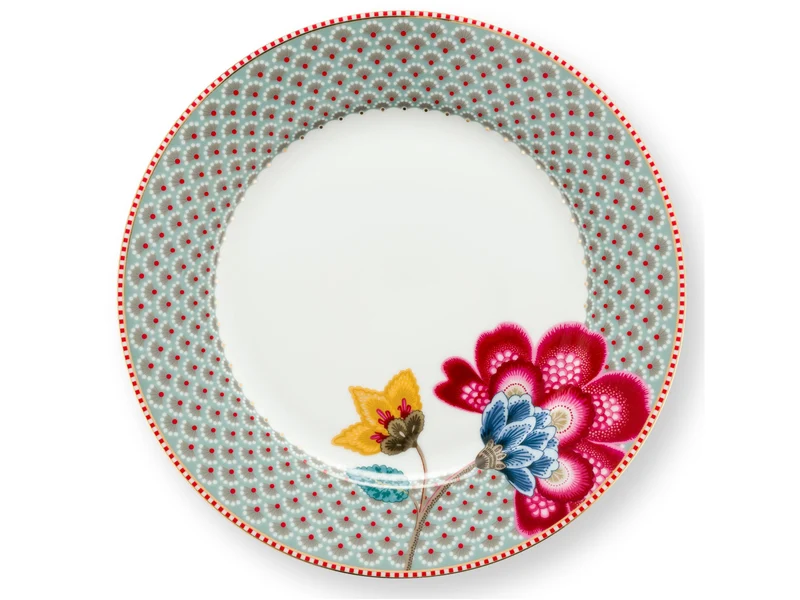 PIP STUDIO Blooming Tales Blue Frühstücksteller 23cm