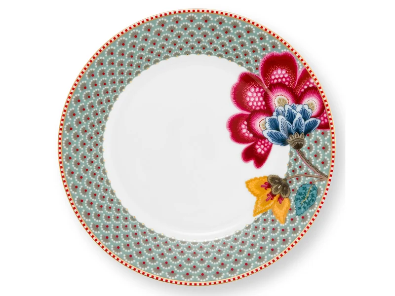 PIP STUDIO Blooming Tales Blue Frühstücksteller 21cm