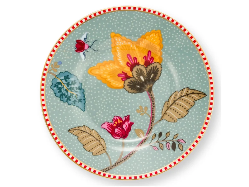 PIP STUDIO Blooming Tales Fantasy Blue Petit Four Brotteller 12cm