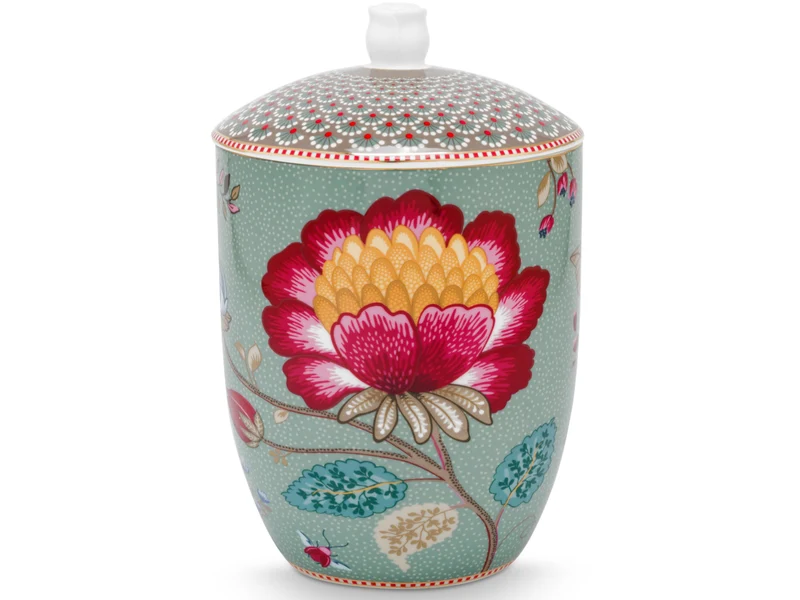 PIP STUDIO Blooming Tales Fantasy Blue Aufbewahrungsdose 1,5l