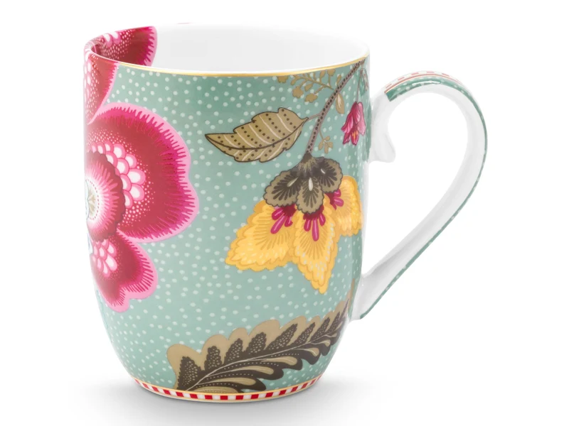PIP STUDIO Blooming Tales Fantasy Blue Henkelbecher Small 0,2l