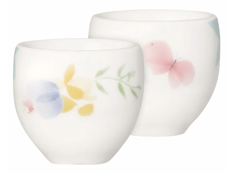 Hutschenreuther Frühlingsgrüsse Blumenwiese Eierbecher 5cm Set 2tlg