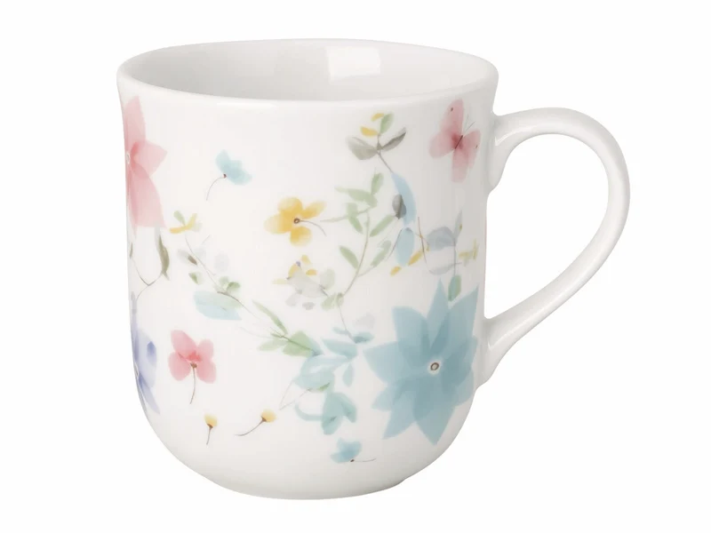 Hutschenreuther Frühlingsgrüsse Blumenranke Becher mit Henkel 0,4l