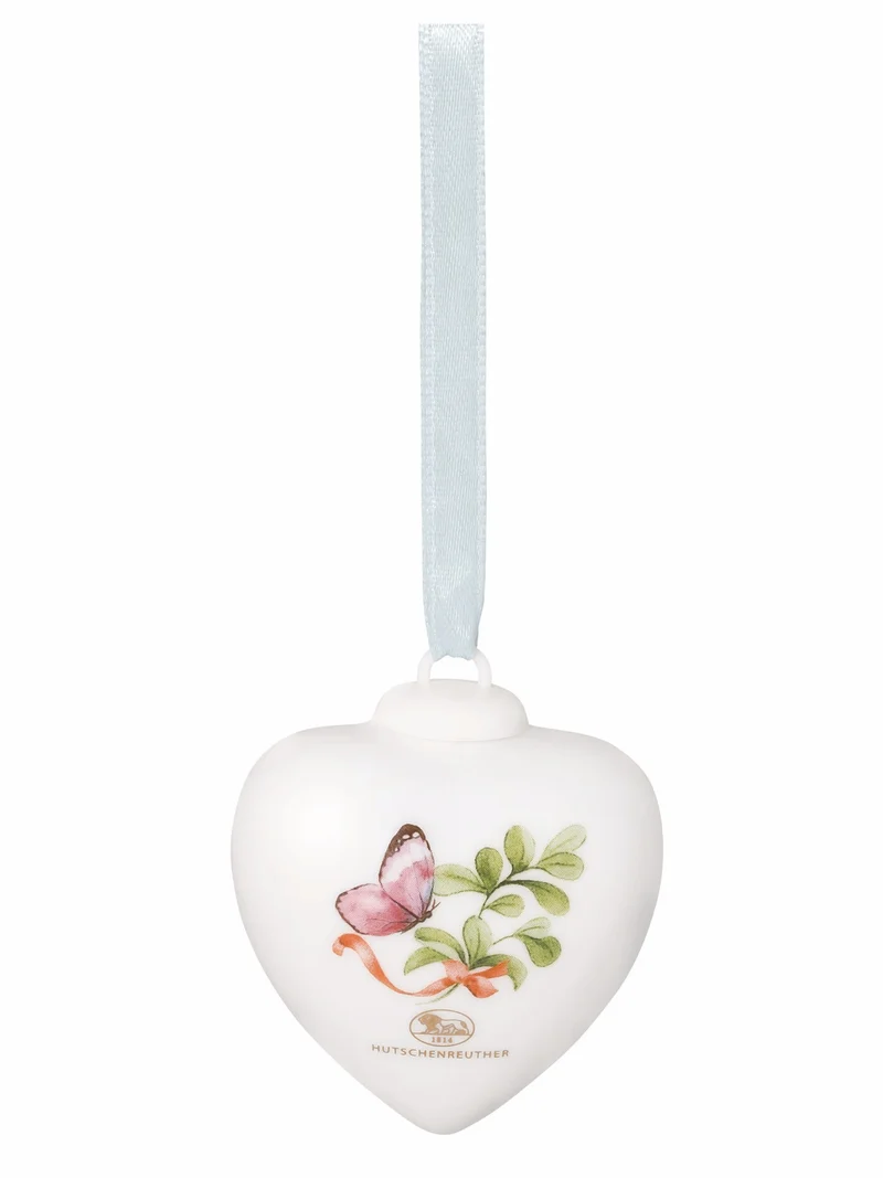 Hutschenreuther Frühlingsgrüsse Tulpe orange Porzellan-Mini-Herz