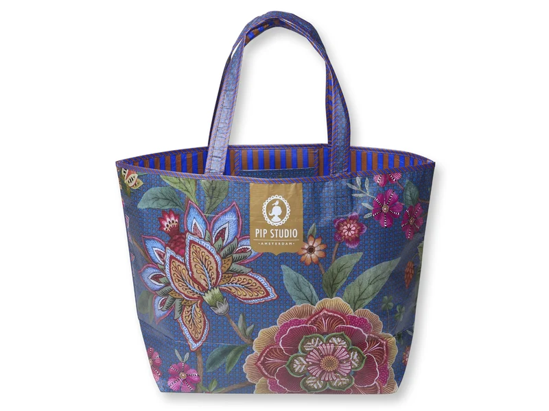 Pip Studio Bombay Strandtasche blau 60x40cm (1 Stück)