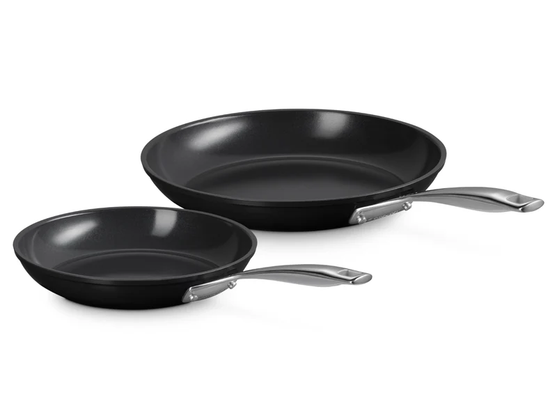 Le Creuset Essential Keramik-Antihaft Pfannenset flach 24/28cm 2tlg