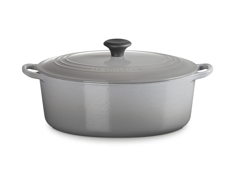 Le Creuset Bräter Tradition oval perlgrau 31cm