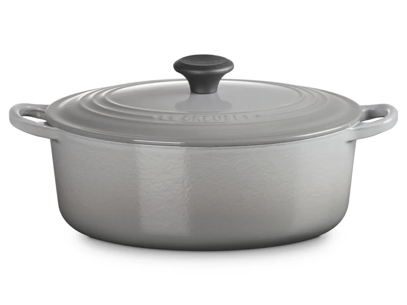 Le Creuset Bräter Tradition oval perlgrau 29cm