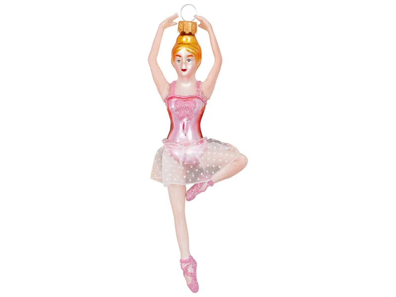 Greengate Anhänger Glas Ballerina pale pink 16cm