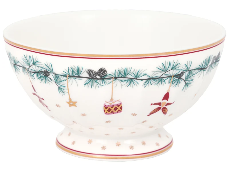 Greengate Juana French Bowl xlarge white 13,5cm