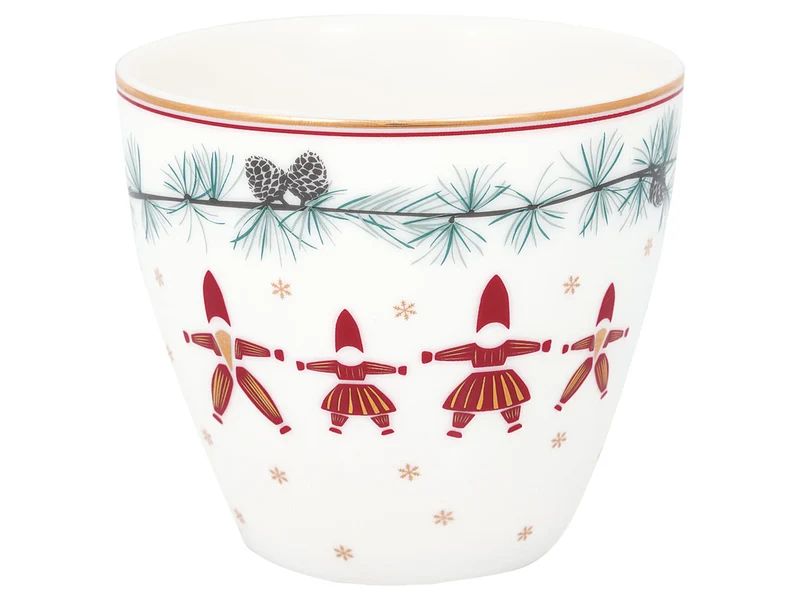 Greengate Juana Latte Cup white 0,35l