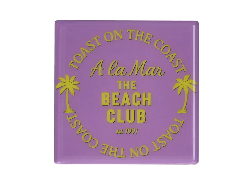 Giftcompany Love Tiles Untersetzer The Beach Club lila 11x11cm