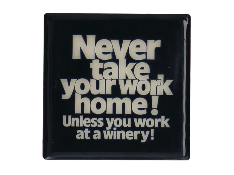 Giftcompany Love Tiles Untersetzer Work schwarz 11x11cm