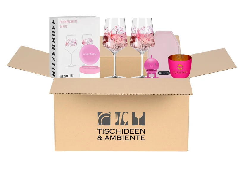 Geschenkbox pink 5tlg - Pink Love