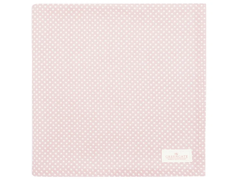 Greengate Dotty Tischdecke pale pink 150x150cm