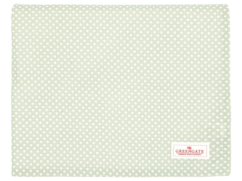Greengate Dotty Tischdecke pale green 145x250cm