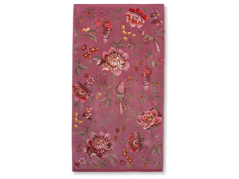 Pip Studio Secret Garden Strandtuch pink 100x180cm (1 Stück)