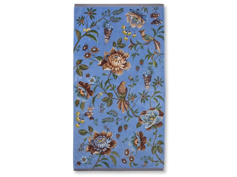Pip Studio Secret Garden Strandtuch blau 100x180cm (1 Stück)