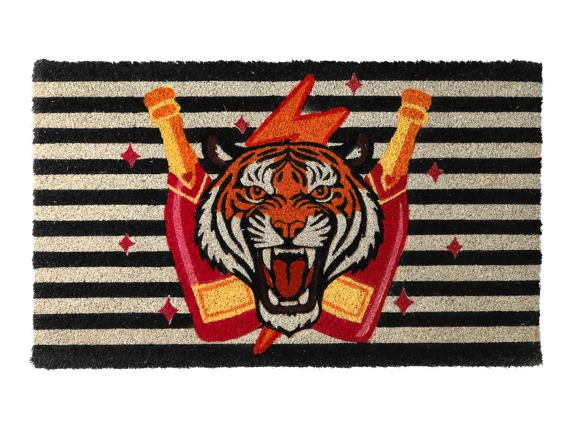 Giftcompany Fußmatte Tiger schwarz/weiß 45x75cm