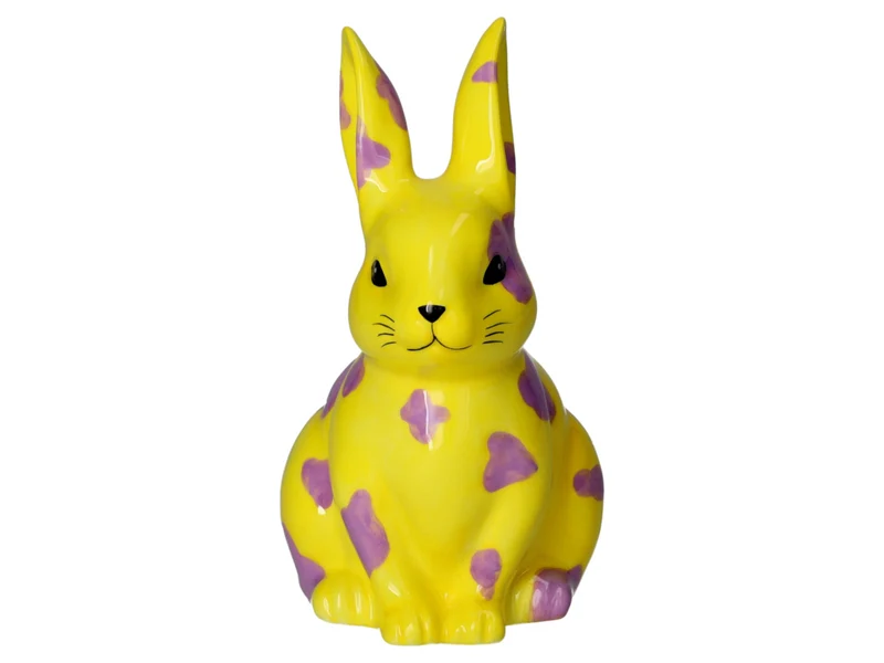 Giftcompany Mignon Vase Hase Leo S gelb/lila 9cm