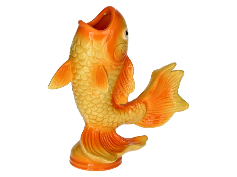 Giftcompany Mignon Vase Fisch S orange 9,5cm